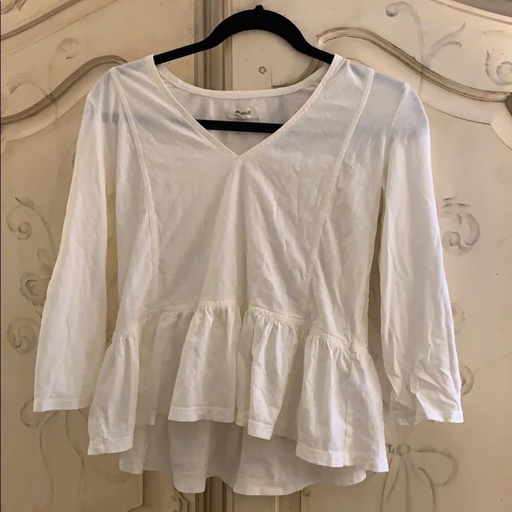Madewell Peplum Style Top
